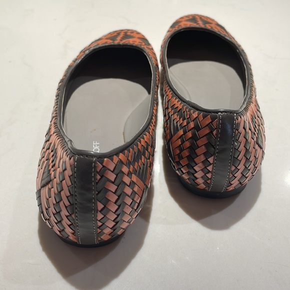 Rebecca Minkoff Uma Woven Leather Ballet Flat - Size 7 - Picture 2 of 6